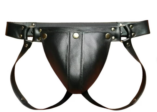 Genuine Leather Jockstrap