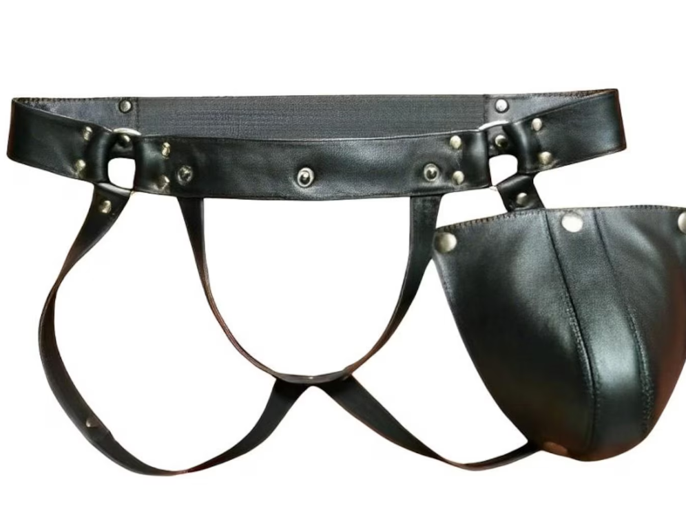 Genuine Leather Jockstrap