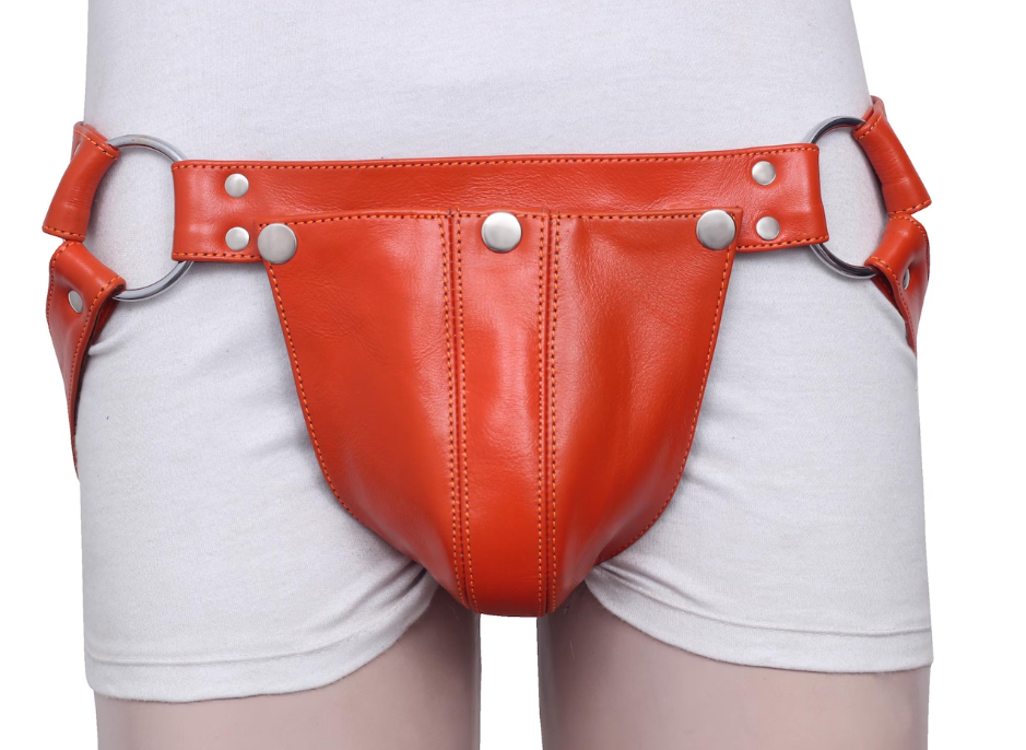 Genuine Leather Jockstrap