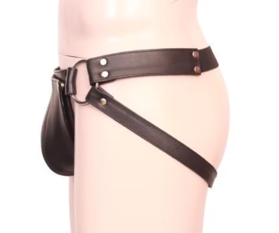 Genuine Leather Jockstrap