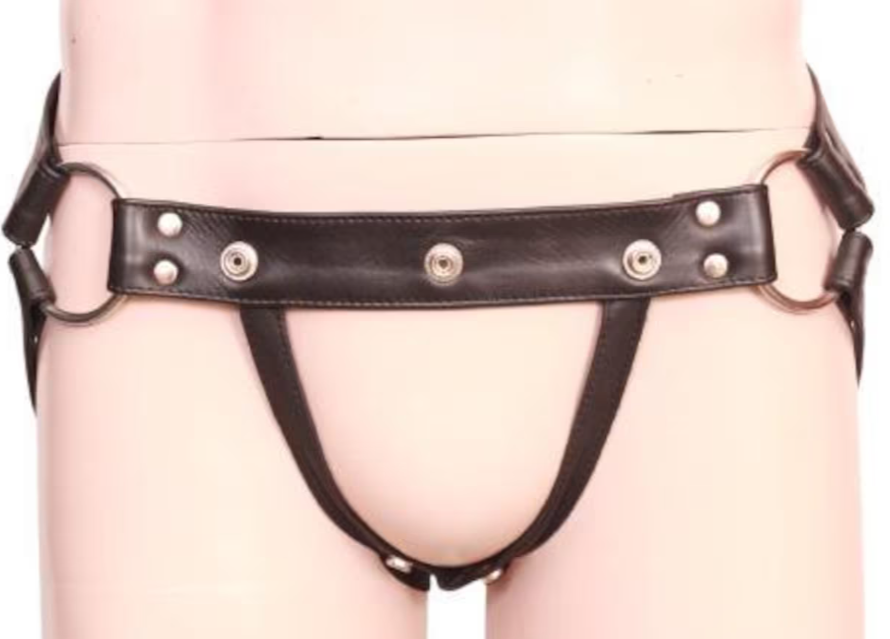 Genuine Leather Jockstrap