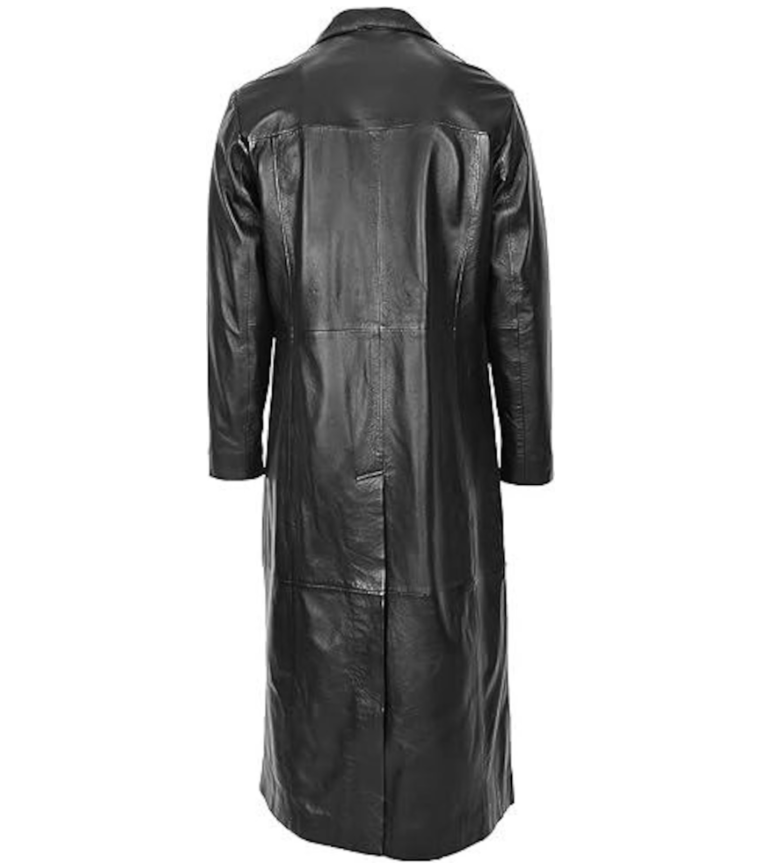 Genuine Leather Trench Coat Steampunk