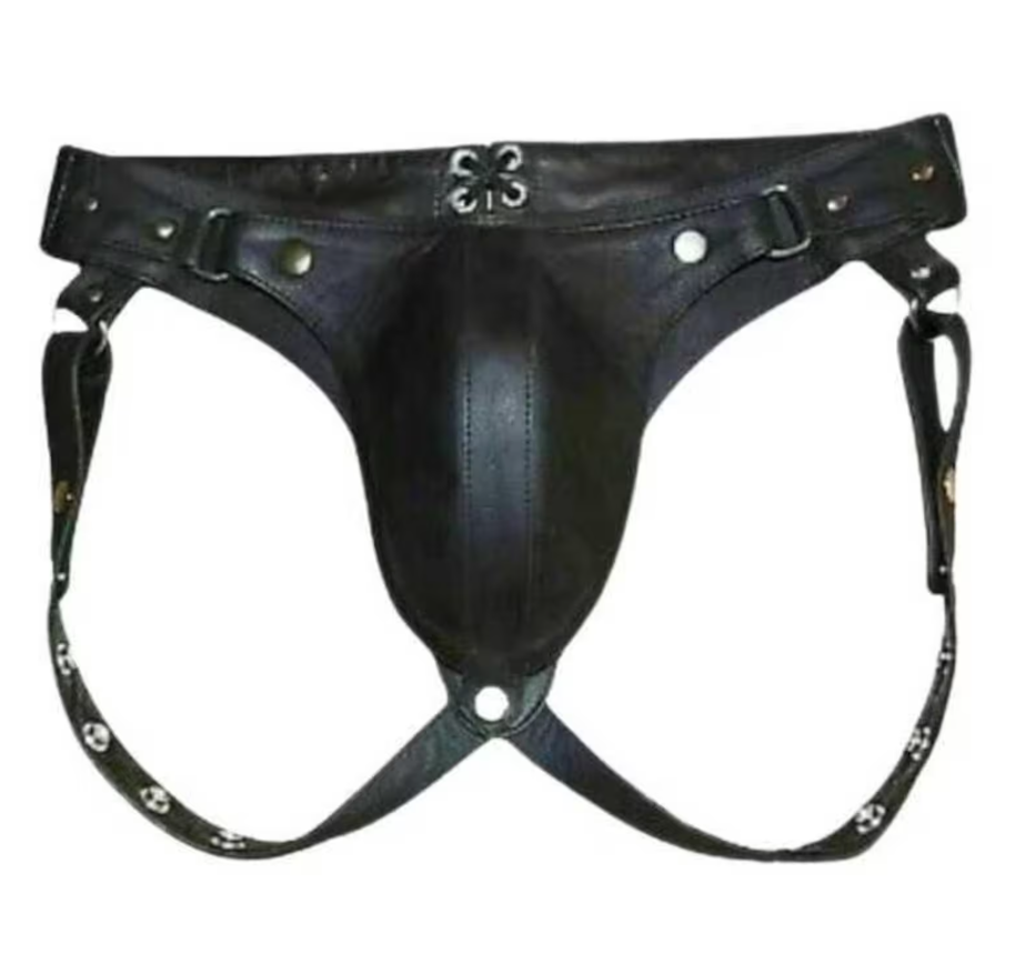 Genuine Leather Jockstrap