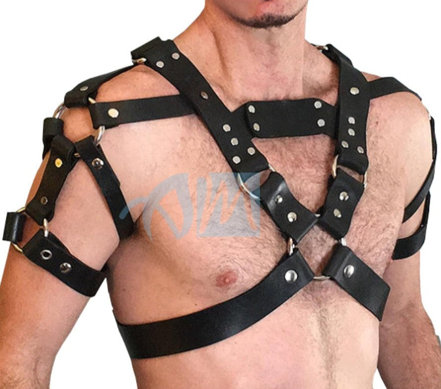 Leather Chest Harness