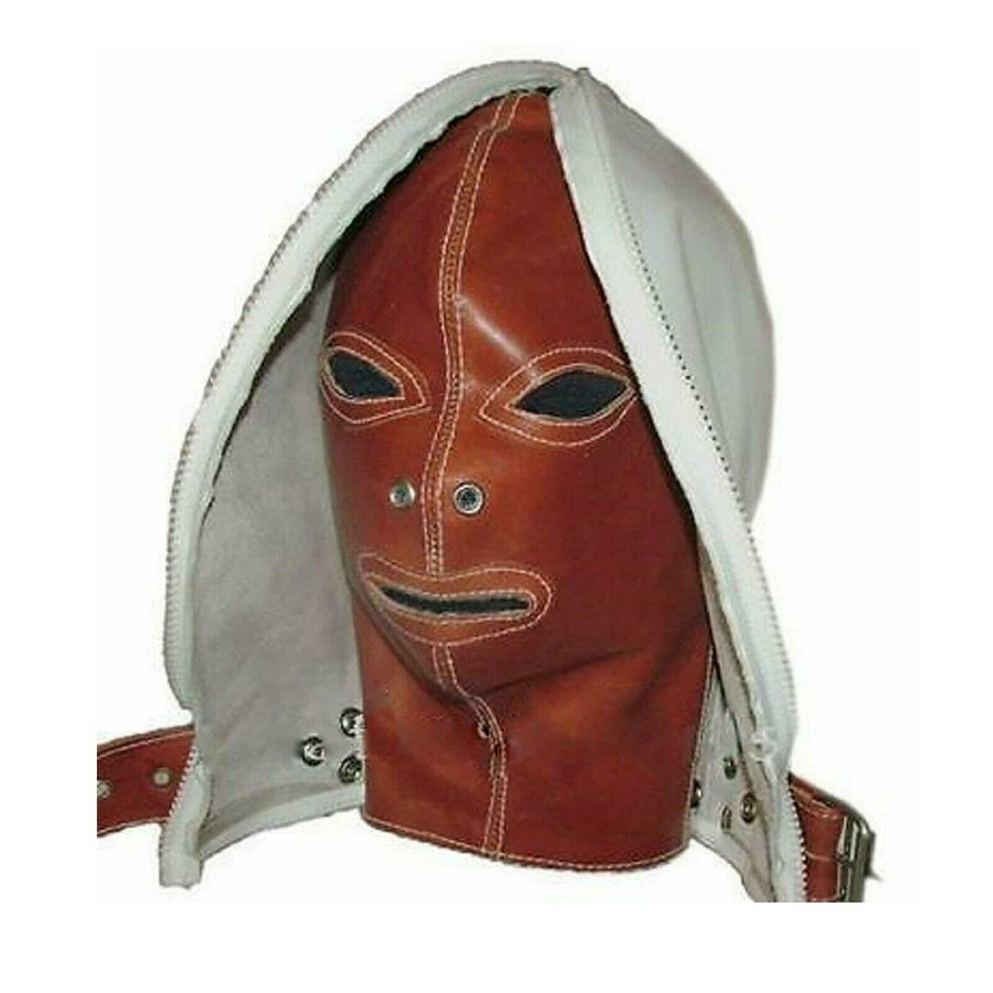 Leather Double Skinned Hood