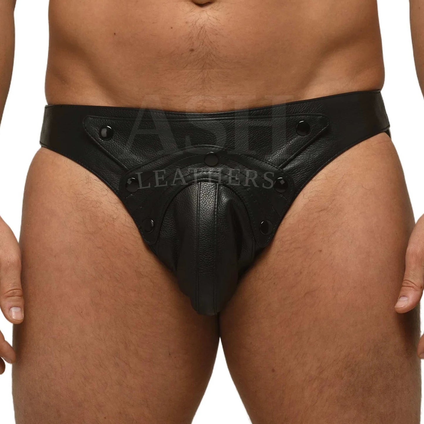 Genuine Leather Jockstrap