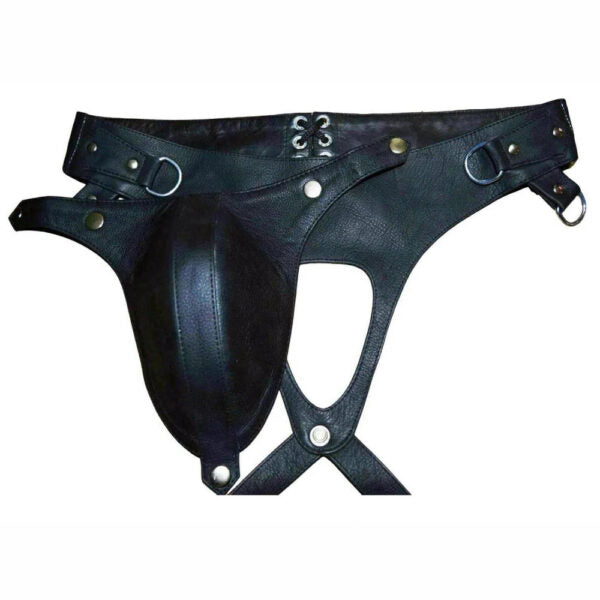Genuine Leather Jockstrap
