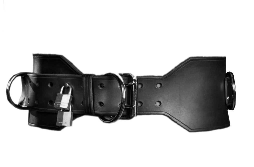 Genuine Leather Heavy Duty Body Belt With D-Rings