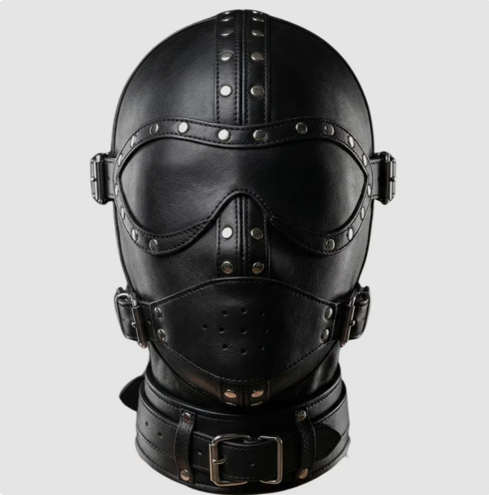 Black Leather Hood