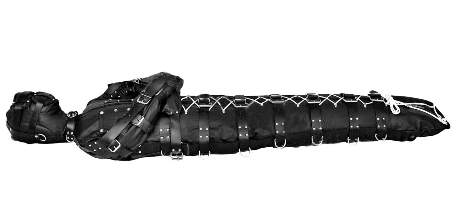 Genuine Leather Sleepsack Straitjacket Combo
