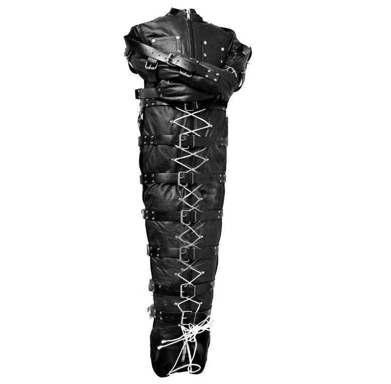 Genuine Leather Sleepsack Straitjacket Combo