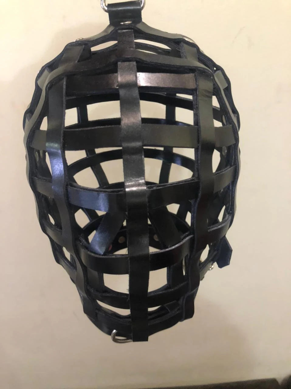 Leather Cage Hood