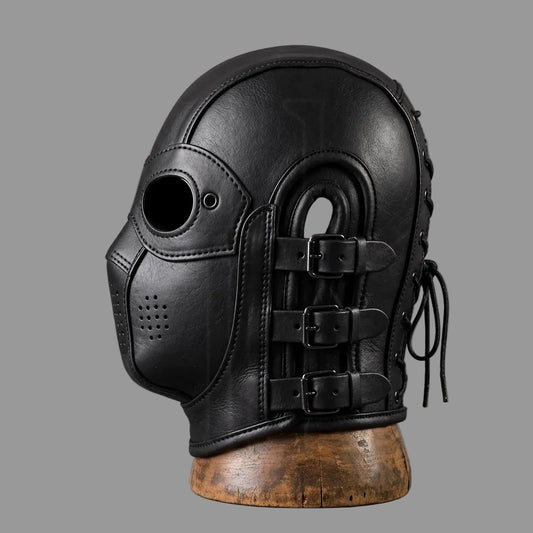 Leather Full Face Hood