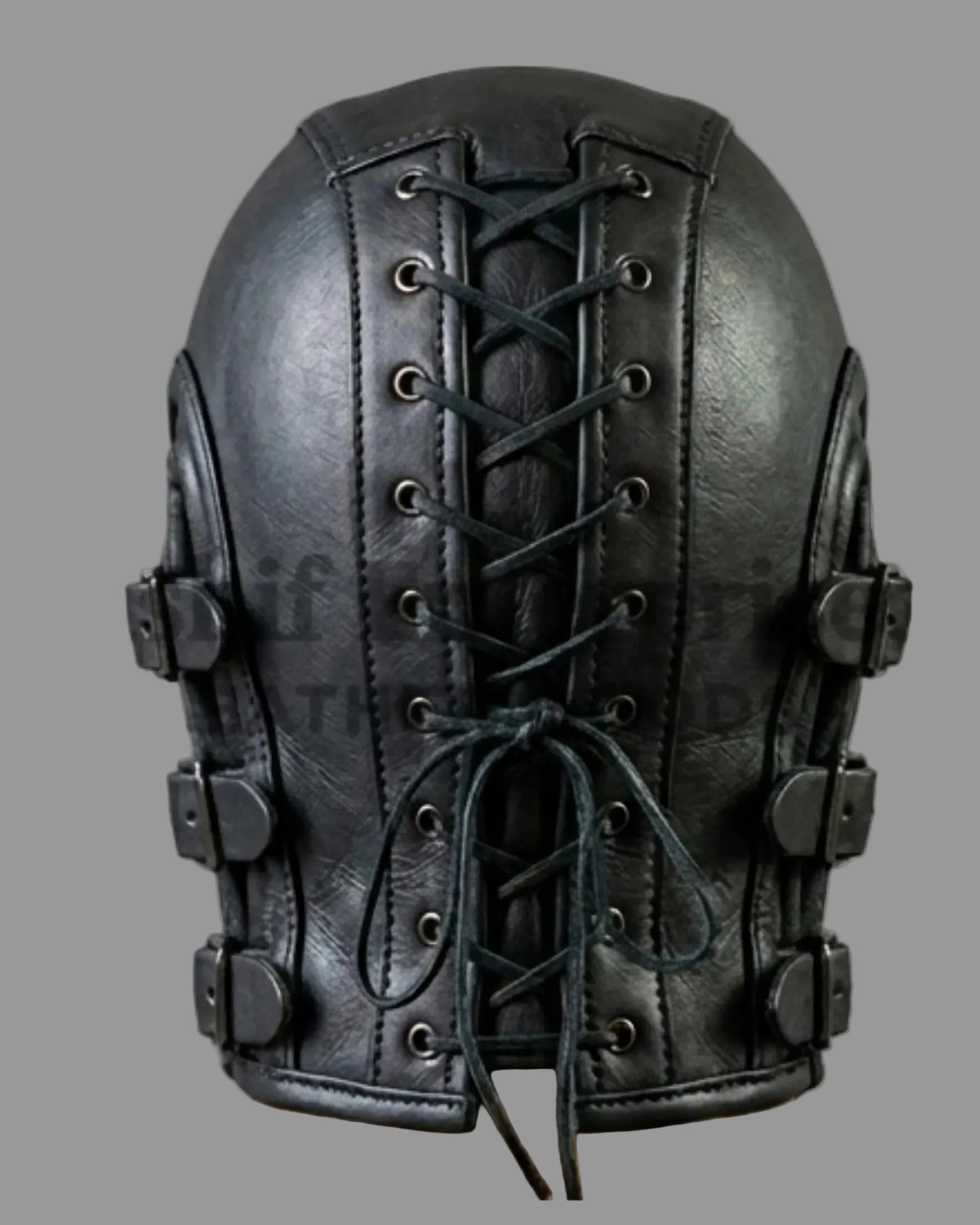 Leather Full Face Hood