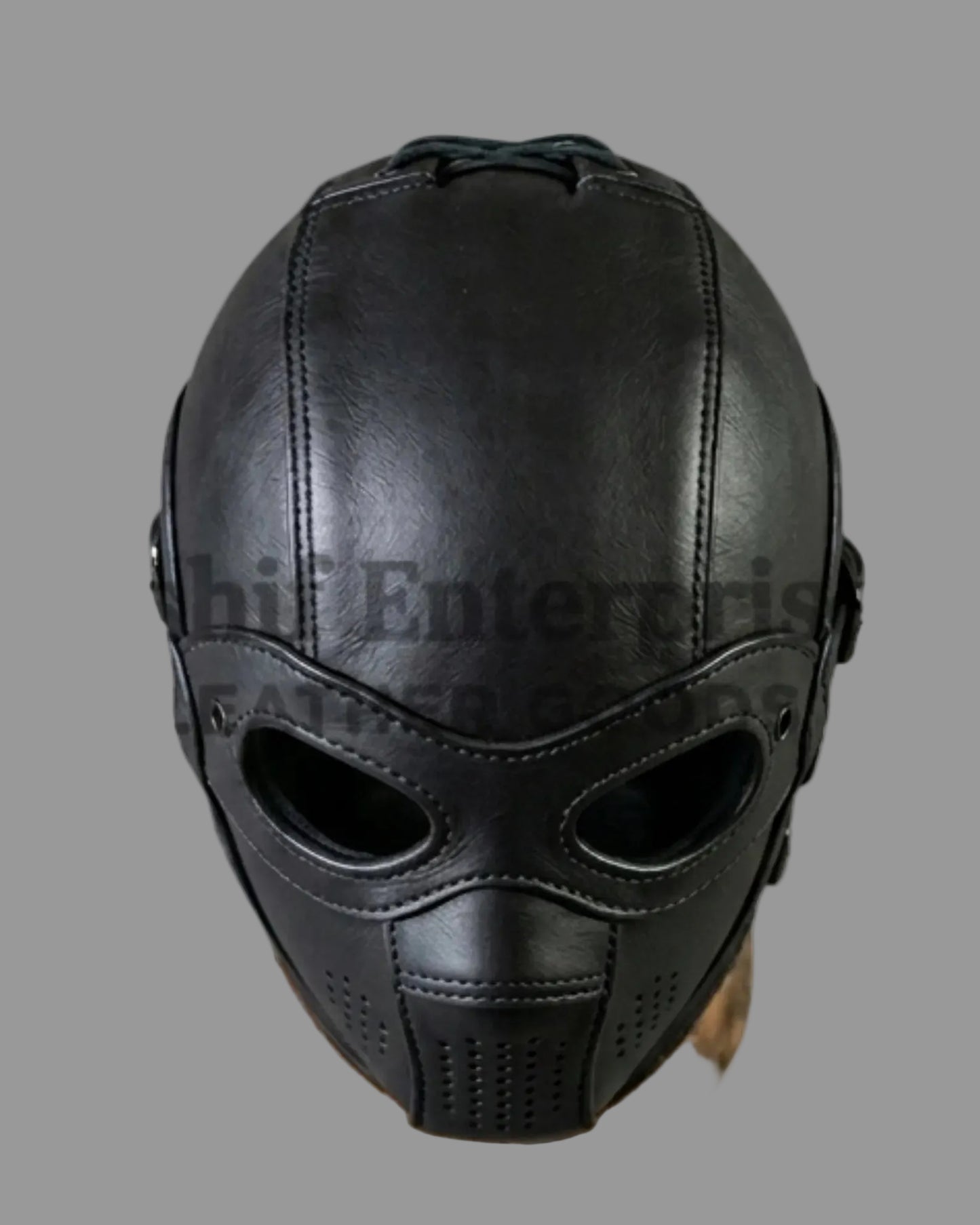 Leather Full Face Hood