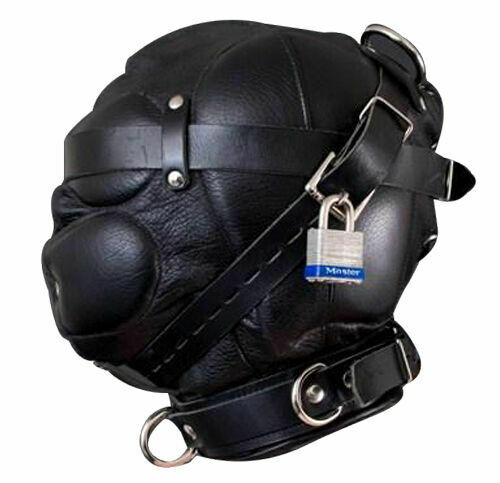 Leather Sensory Deprivation Hood