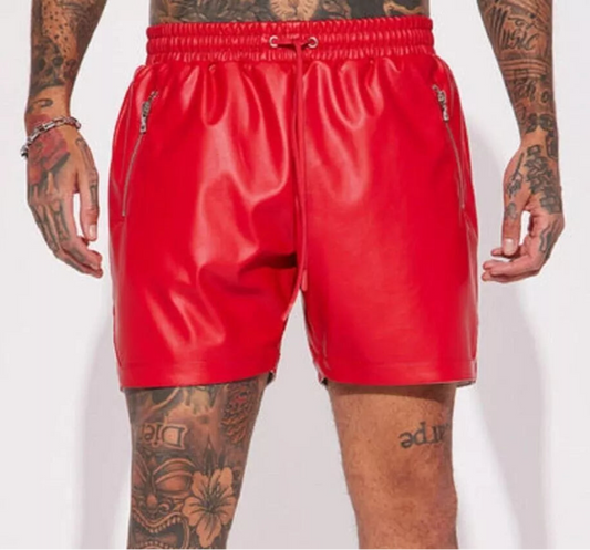 Genuine Leather Shorts